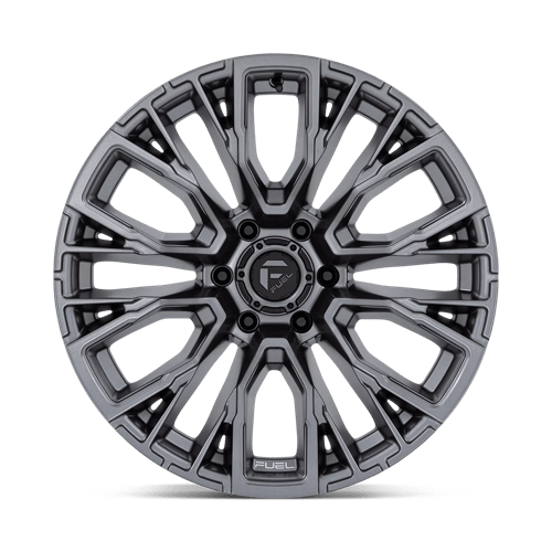 Fuel 1PC D848 REBAR MATTE GUNMETAL 20X10