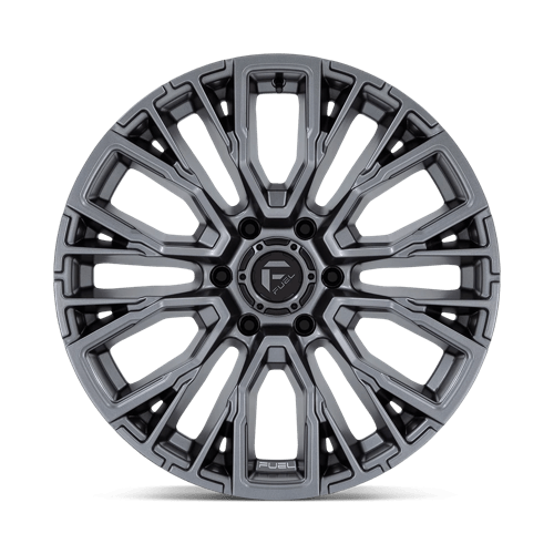 Fuel 1PC D848 REBAR MATTE GUNMETAL 20X9