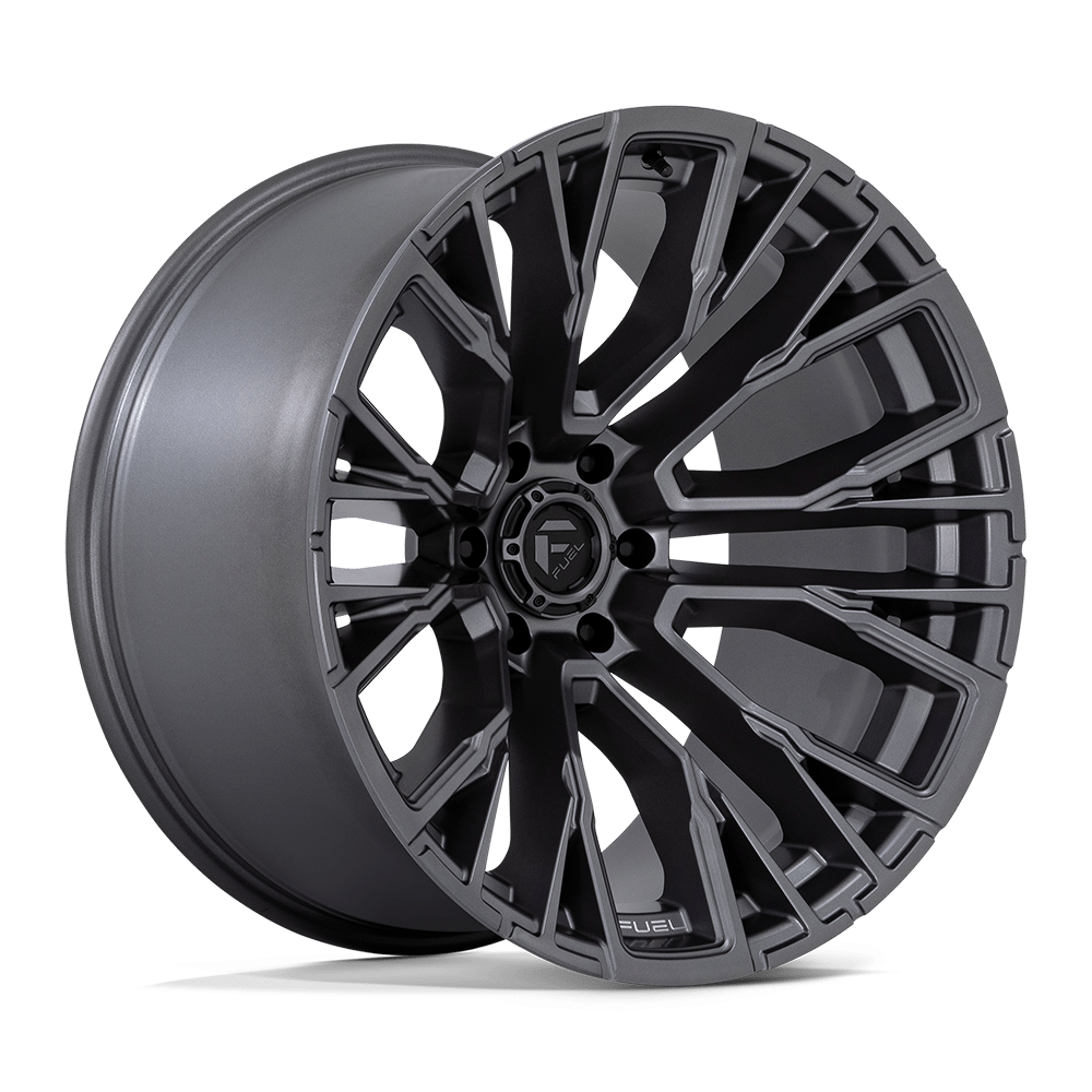 Fuel 1PC D848 REBAR MATTE GUNMETAL 22X12