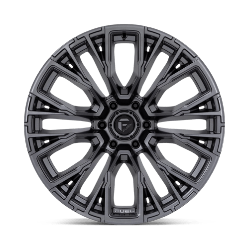 Fuel 1PC D848 REBAR MATTE GUNMETAL 22X12