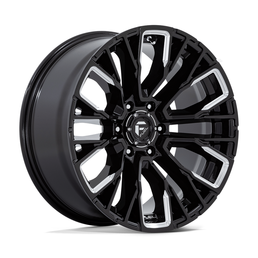 Fuel 1PC D849 REBAR GLOSS BLACK MILLED 20X9