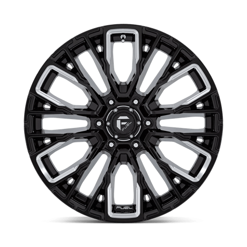 Fuel 1PC D849 REBAR GLOSS BLACK MILLED 20X9
