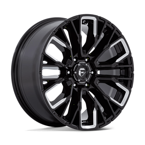 Fuel 1PC D849 REBAR GLOSS BLACK MILLED 20X9