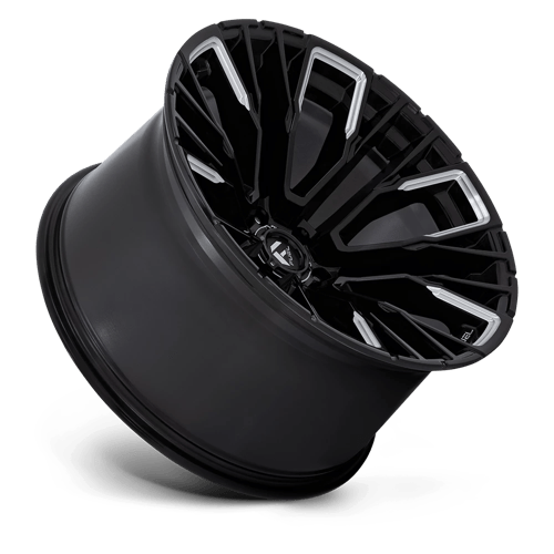 Fuel 1PC D849 REBAR GLOSS BLACK MILLED 22X12