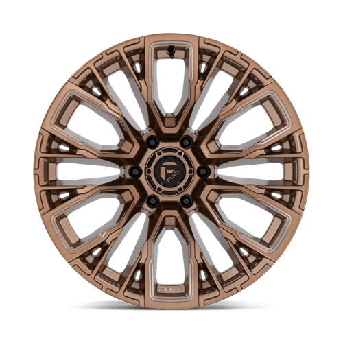 Fuel 1PC D850 REBAR PLATINUM BRONZE MILLED 17X9