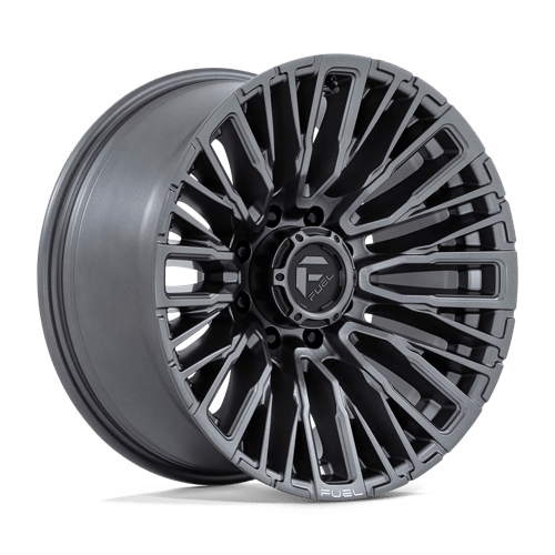 Fuel 1PC D848 REBAR MATTE GUNMETAL 20X10