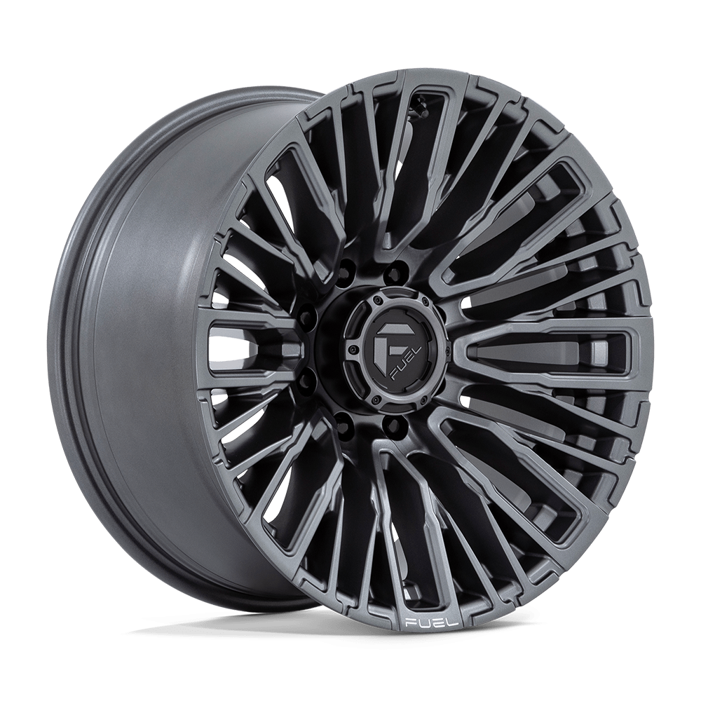 Fuel 1PC D848 REBAR MATTE GUNMETAL 20X10