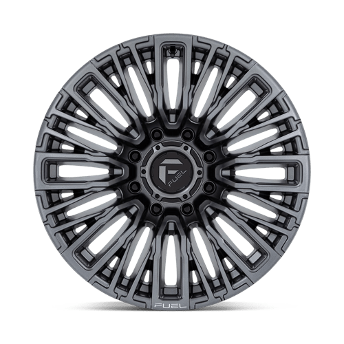 Fuel 1PC D848 REBAR MATTE GUNMETAL 20X10