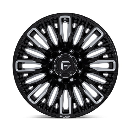 Fuel 1PC D849 REBAR GLOSS BLACK MILLED 20X10