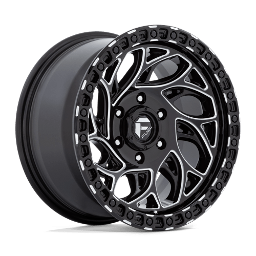 Fuel 1PC D840 RUNNER OR GLOSS BLACK MILLED 15X8