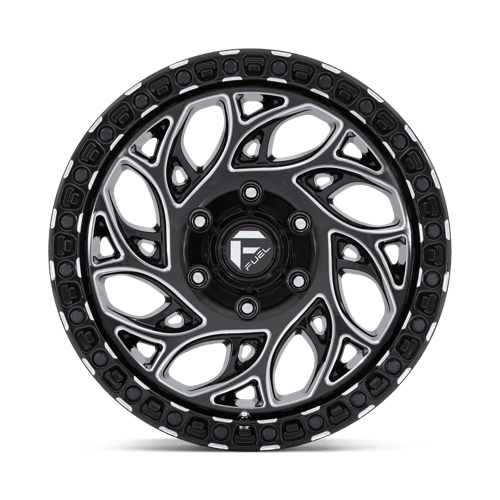 Fuel 1PC D840 RUNNER OR GLOSS BLACK MILLED 15X8