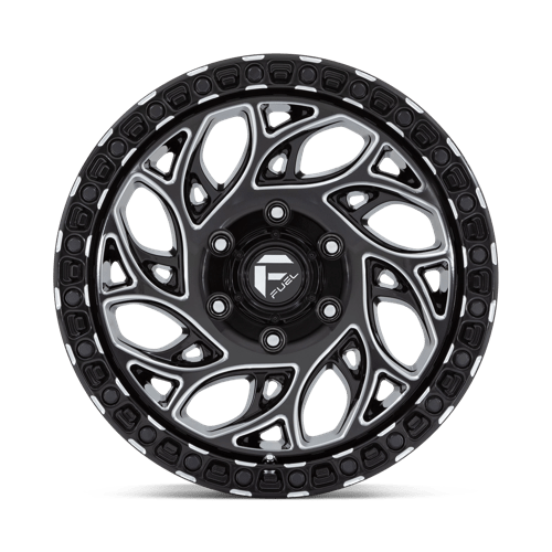Fuel 1PC D840 RUNNER OR GLOSS BLACK MILLED 20X9