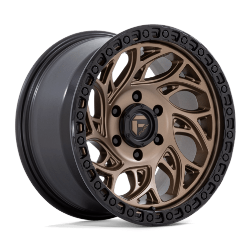 Fuel 1PC D841 RUNNER OR BRONZE WITH BLACK RING 18X9