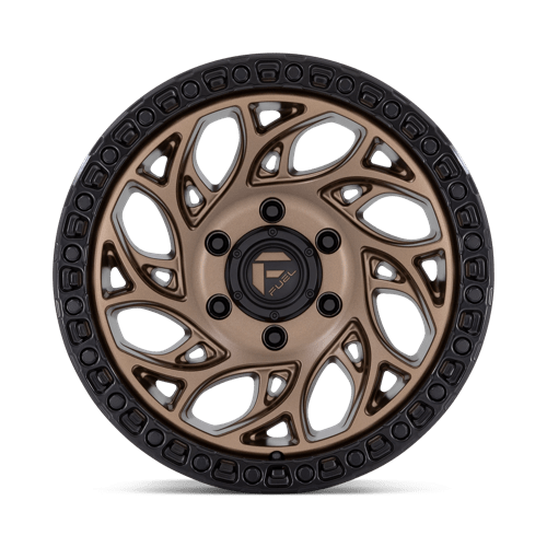 Fuel 1PC D841 RUNNER OR BRONZE WITH BLACK RING 18X9