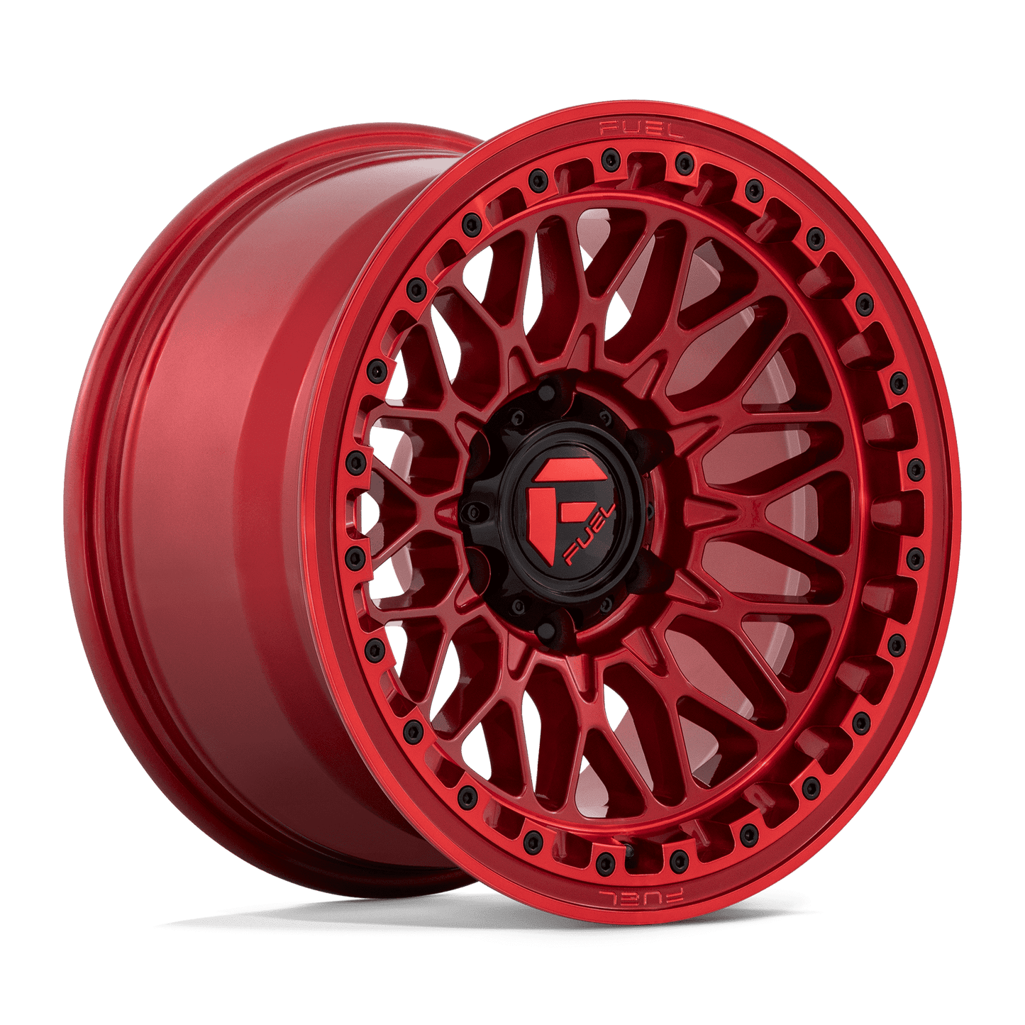 Fuel 1PC D758 TRIGGER CANDY RED 17X9
