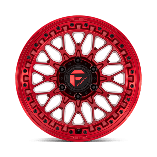 Fuel 1PC D758 TRIGGER CANDY RED 17X9