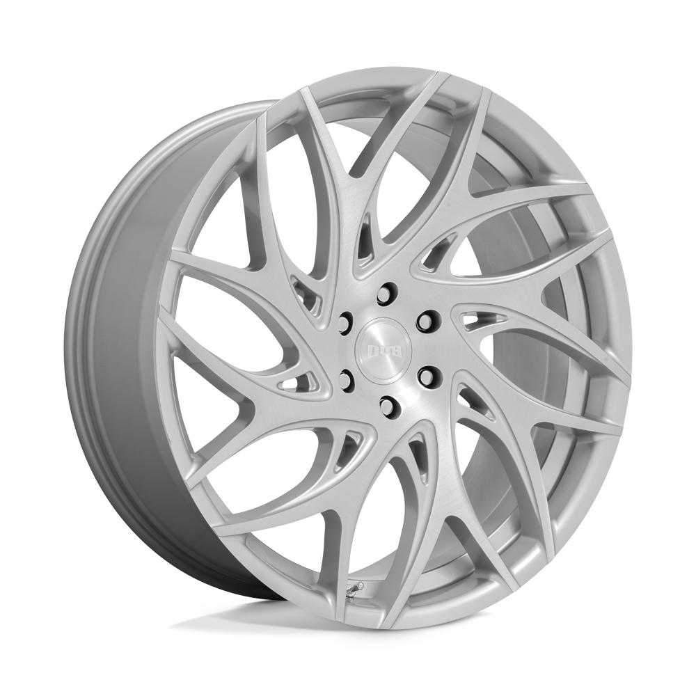 DUB 1PC S261 G.O.A.T. SILVER BRUSHED FACE 22X9