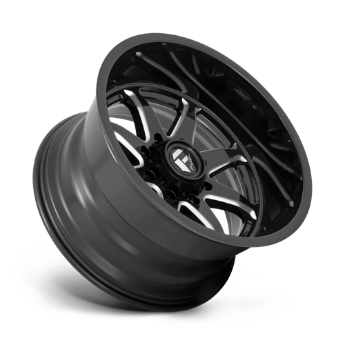 Fuel 1PC D749 HAMMER GLOSS BLACK MILLED 22X12