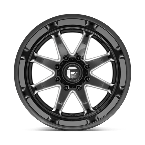 Fuel 1PC D749 HAMMER GLOSS BLACK MILLED 22X12