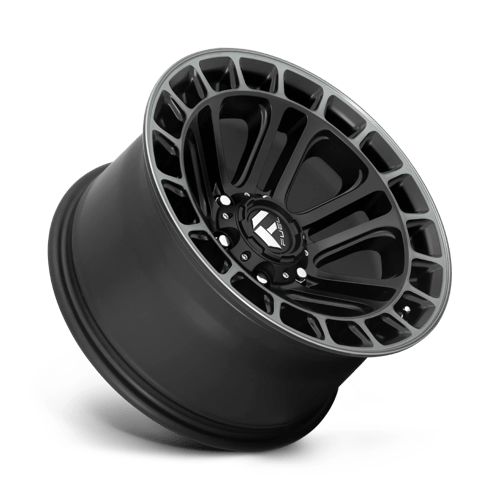 Fuel 1PC D720 HEATER MATTE BLACK DOUBLE DARK TINT MACHINED 17X9