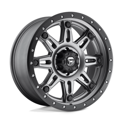 Fuel 1PC D568 HOSTAGE III MATTE GUN METAL BLACK BEAD RING 18X9