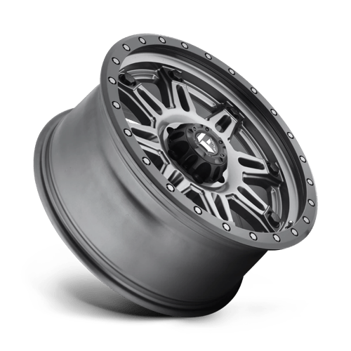 Fuel 1PC D568 HOSTAGE III MATTE GUN METAL BLACK BEAD RING 18X9