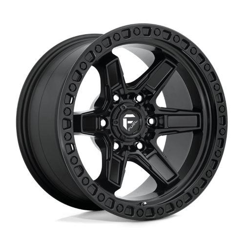 Fuel 1PC D697 KICKER MATTE BLACK 17X9