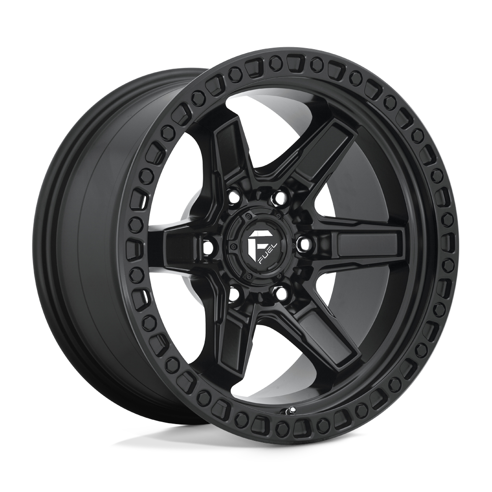 Fuel 1PC D697 KICKER MATTE BLACK 17X9