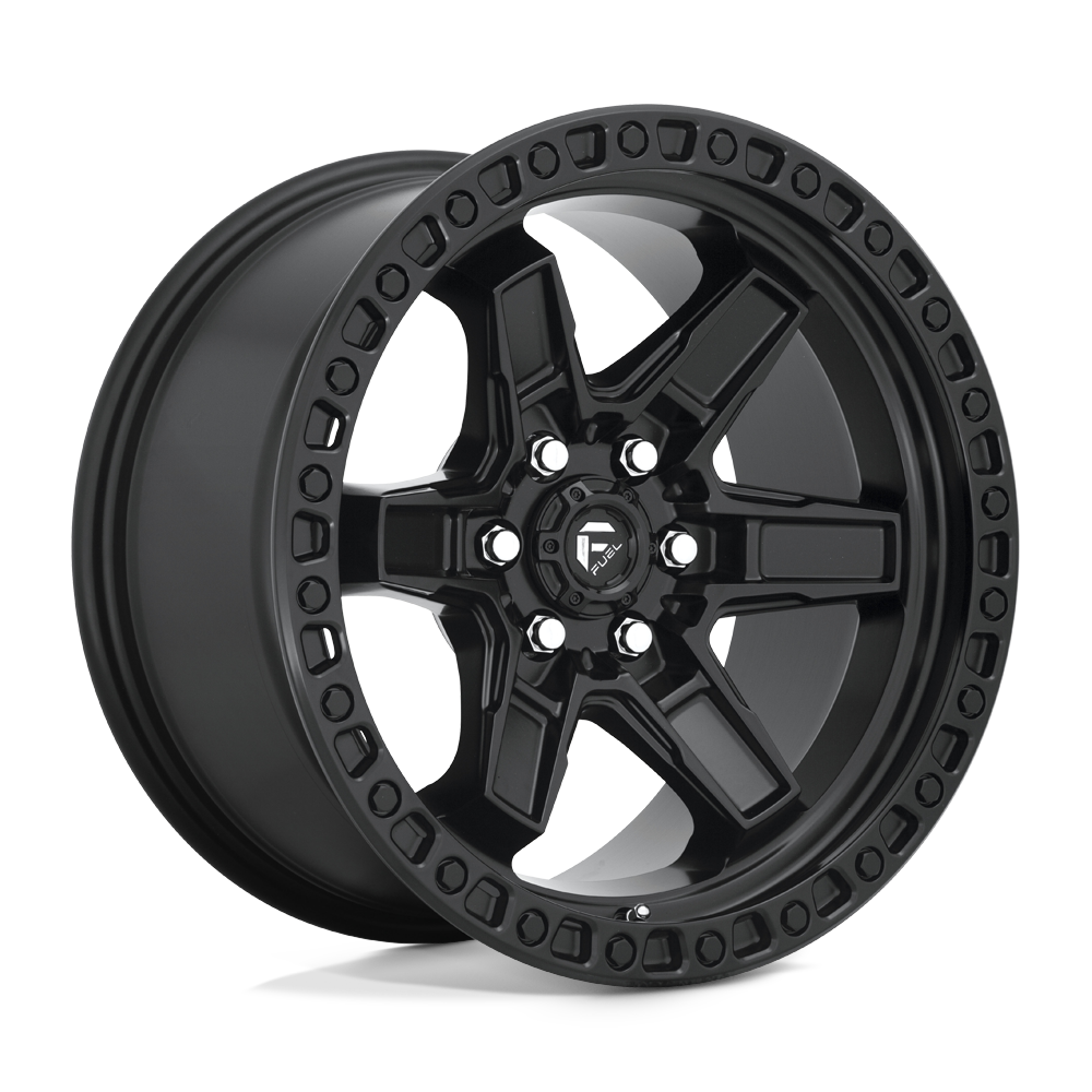 Fuel 1PC D697 KICKER MATTE BLACK 17X9