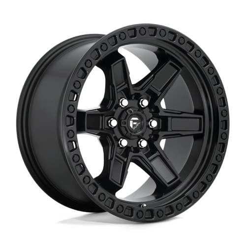 Fuel 1PC D697 KICKER MATTE BLACK 17X9