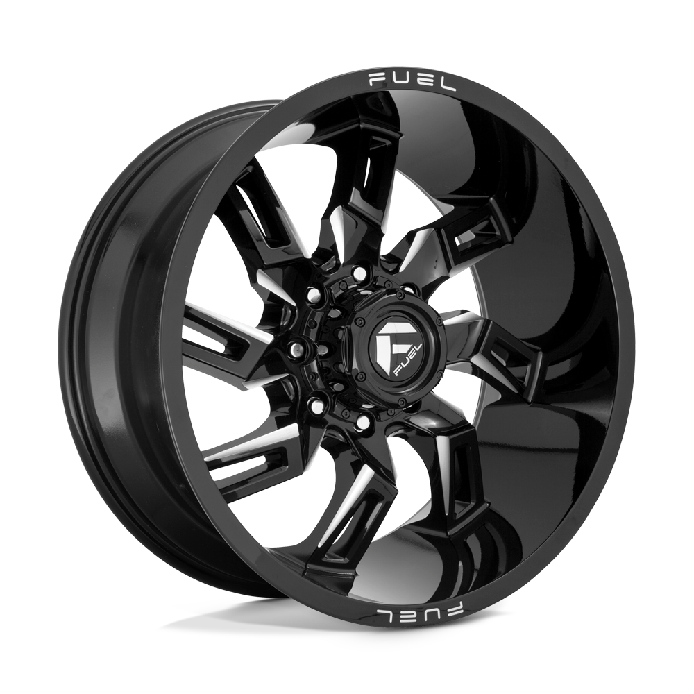 Fuel 1PC D747 LOCKDOWN GLOSS BLACK MILLED 22X10