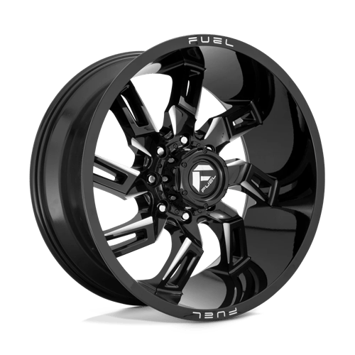 Fuel 1PC D747 LOCKDOWN GLOSS BLACK MILLED 22X10