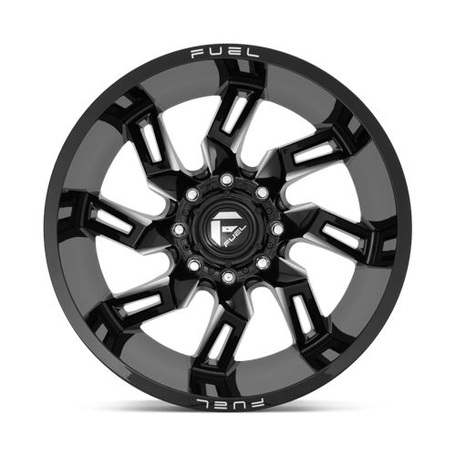 Fuel 1PC D747 LOCKDOWN GLOSS BLACK MILLED 22X10