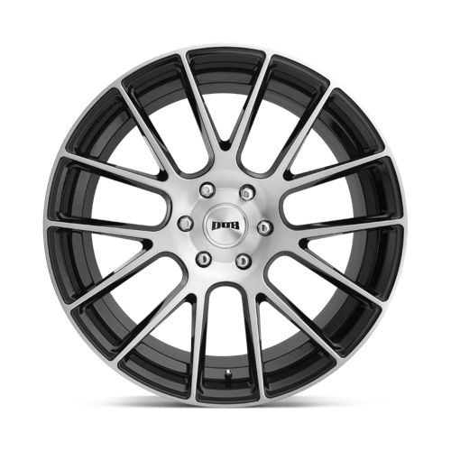 DUB 1PC S206 LUXE GLOSS BLACK BRUSHED 22X9.5