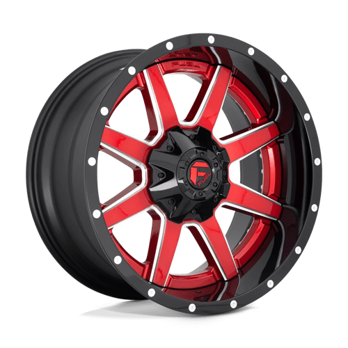 Fuel 2PC D250 MAVERICK GLOSS RED 22X12
