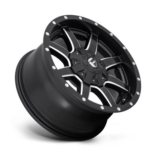 Fuel 1PC D538 MAVERICK MATTE BLACK MILLED 22X9.5
