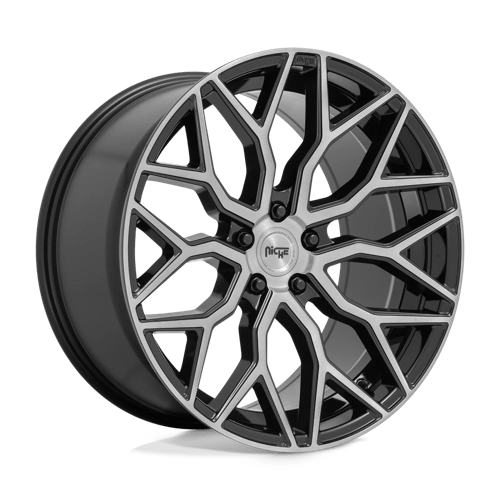 Niche 1PC M262 MAZZANTI GLOSS BLACK BRUSHED FACE 20X9