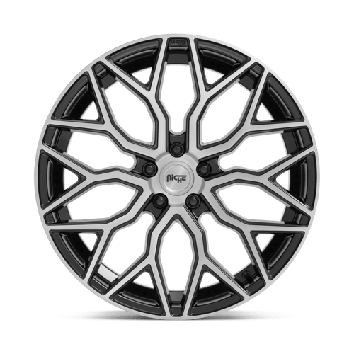 Niche 1PC M262 MAZZANTI GLOSS BLACK BRUSHED FACE 20X9