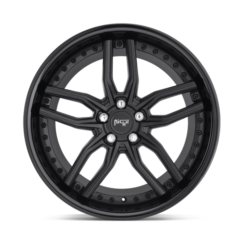Niche 1PC M194 METHOS GLOSS BLACK MATTE BLACK 19X9.5