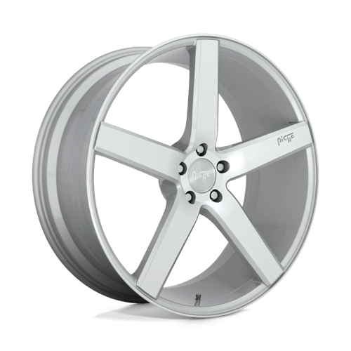 Niche 1PC M135 MILAN GLOSS SILVER MACHINED 18X8