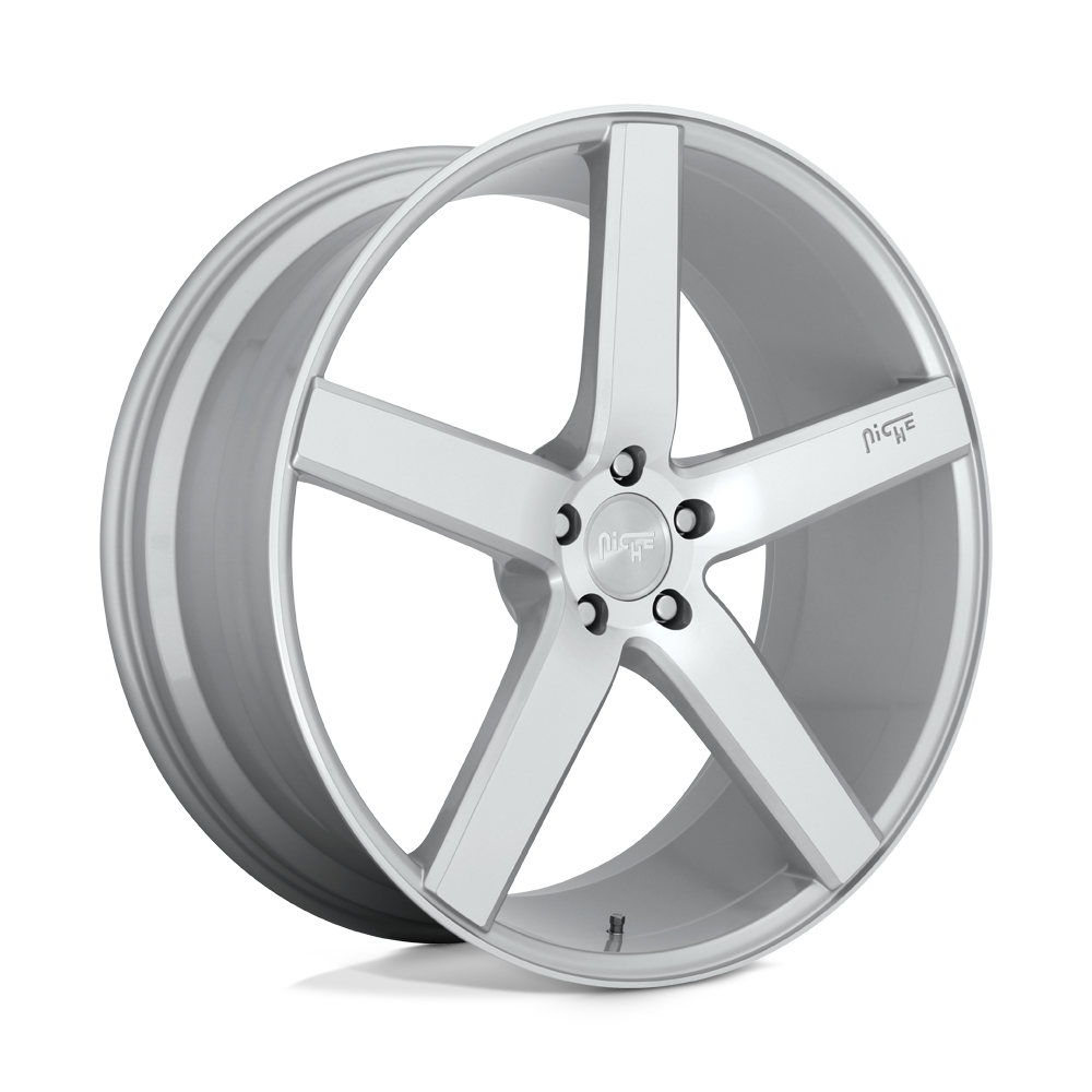 Niche 1PC M135 MILAN GLOSS SILVER MACHINED 18X8