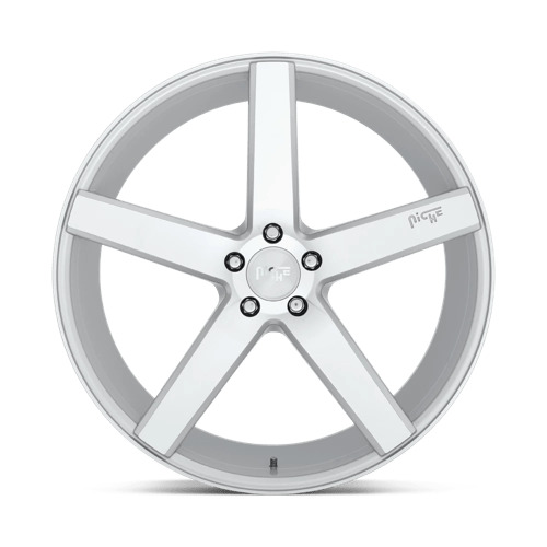 Niche 1PC M135 MILAN GLOSS SILVER MACHINED 18X8