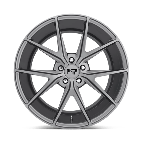 Niche 1PC M116 MISANO MATTE GUN METAL 20X10.5