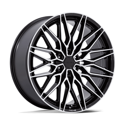 Niche 1PC NC278 CALABRIA 6 GLOSS BLACK MACHINED 24X10
