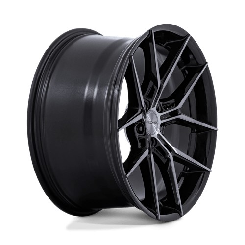 Niche 1PC NC279 PRODIGY 5 GLOSS BLACK DARK TINTED CLEAR 22X10.5