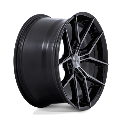 Niche 1PC NC279 PRODIGY 5 GLOSS BLACK DARK TINTED CLEAR 18X8.5