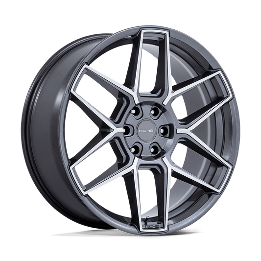 Niche 1PC NC281 RISE ANTHRACITE W/ MACHINED FACE 20X10.5