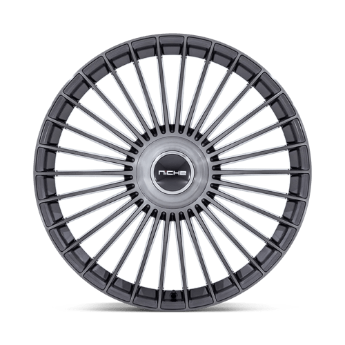 Niche 1PC NC282 SERENE GLOSS TITANIUM BRUSHED 22X9