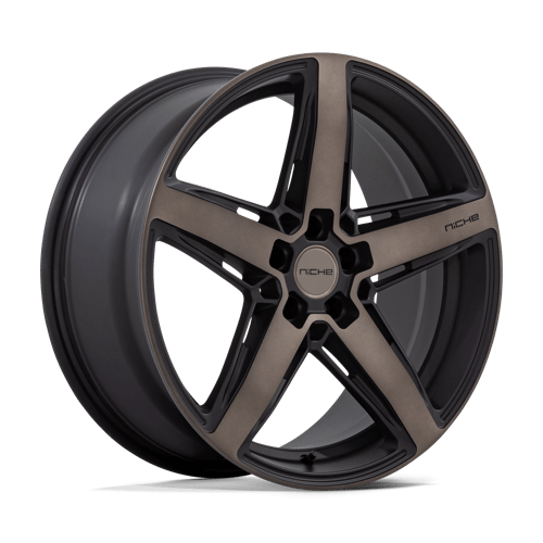 Niche 1PC M271 TERAMO MATTE BLACK WITH DOUBLE DARK TINT FACE 20X9.5