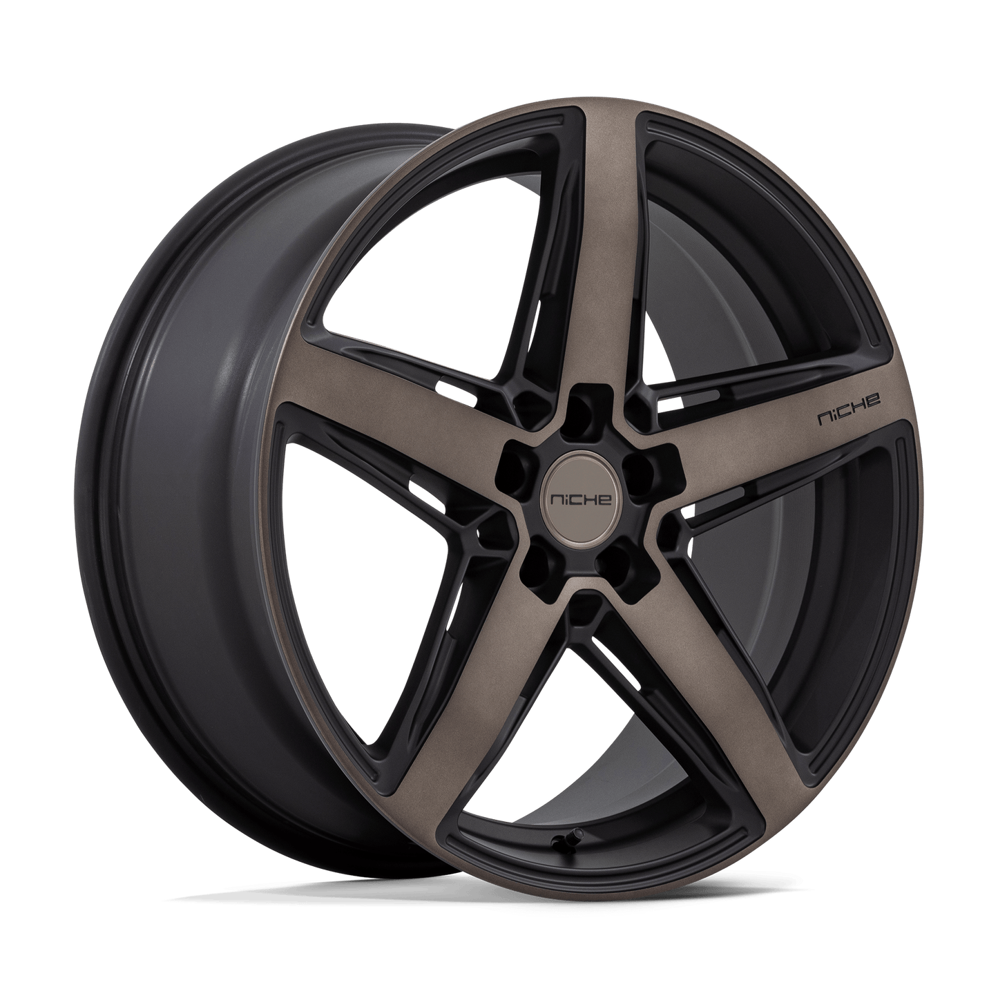 Niche 1PC M271 TERAMO MATTE BLACK WITH DOUBLE DARK TINT FACE 20X9.5